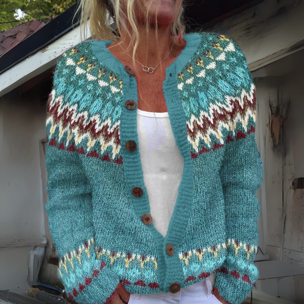 Kelly - Fair Isle Cardigan