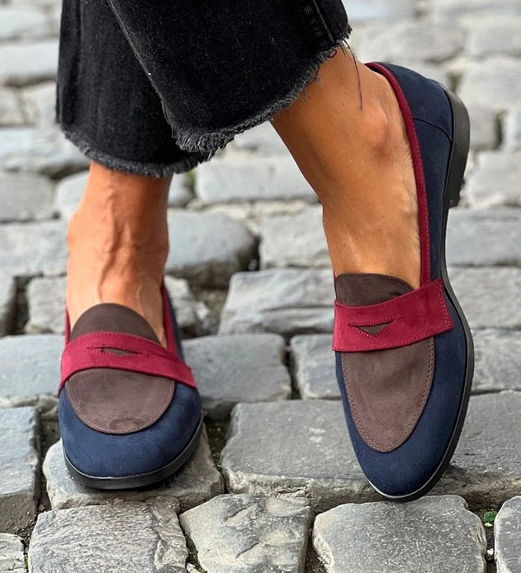 Hayley - Elegant Bicolour Moccasin