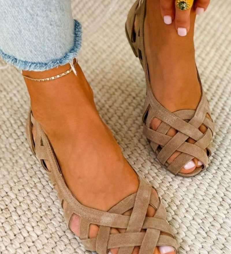 Charlotte - Vibrant Woven Summer Sandals