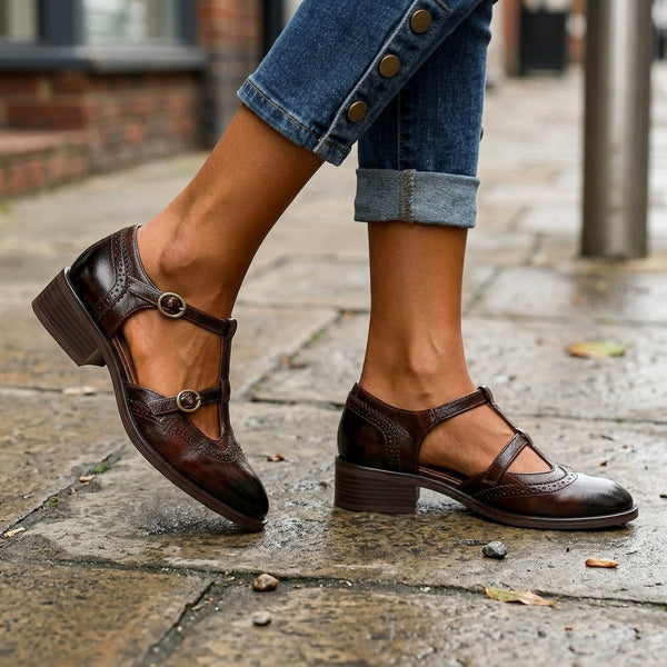 Lucy - Low Heel Comfort Mary Janes
