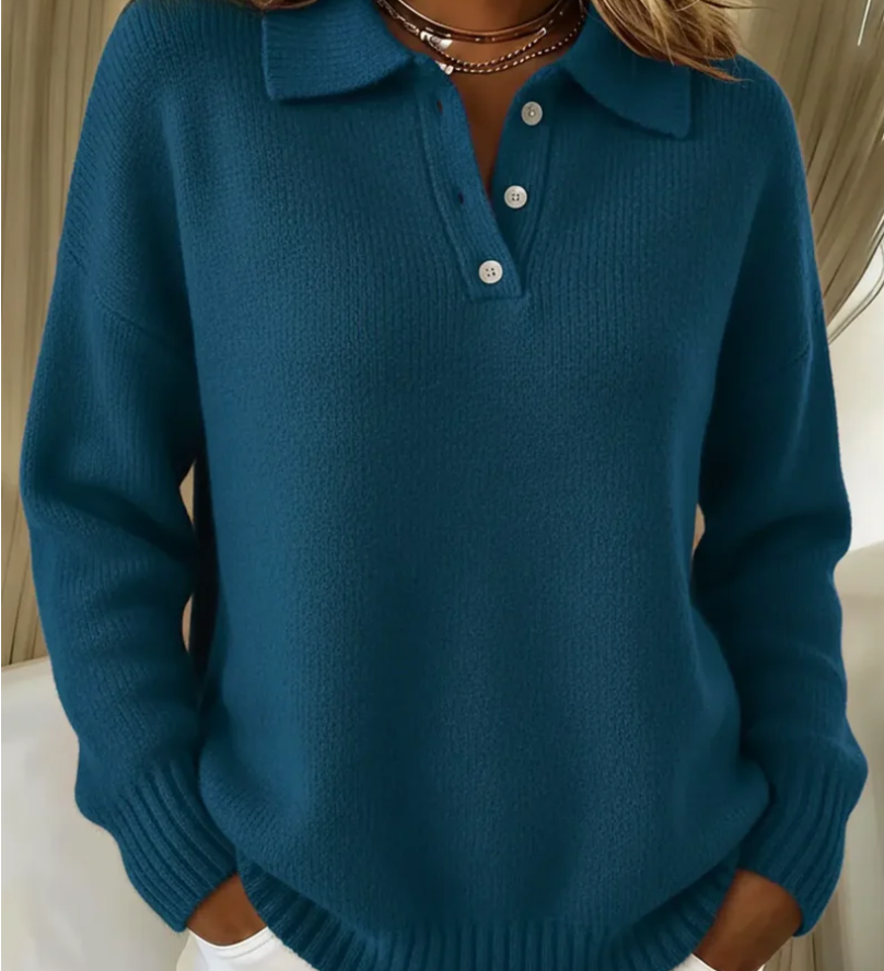 Michelle - Polo-Collar Jumper