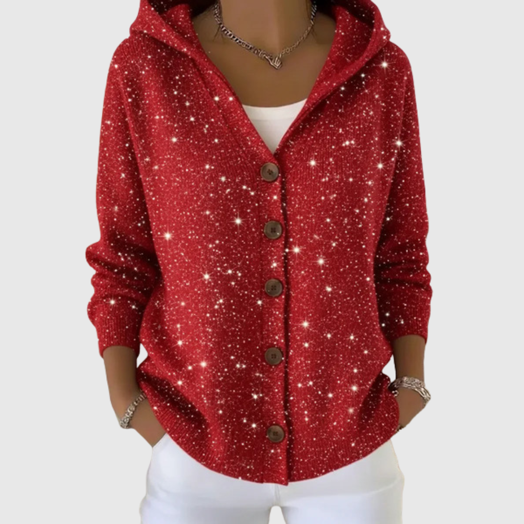 Charlotte - Hooded Knit Cardigan