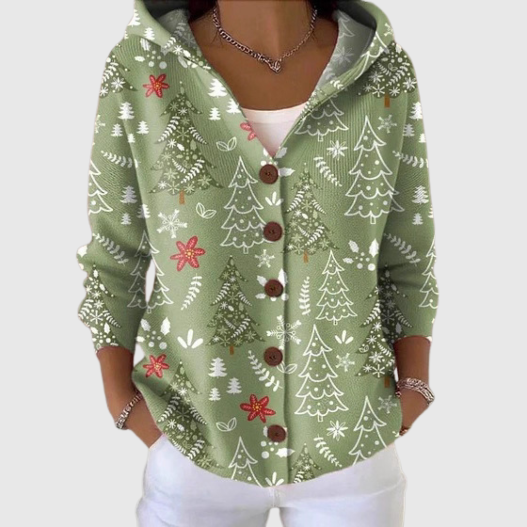 Natalie - Hooded Knit Cardigan