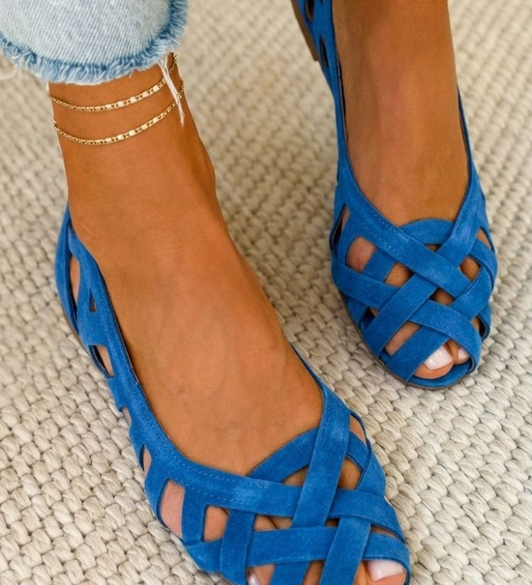 Charlotte - Vibrant Woven Summer Sandals