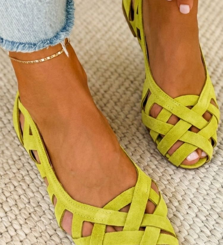 Charlotte - Vibrant Woven Summer Sandals
