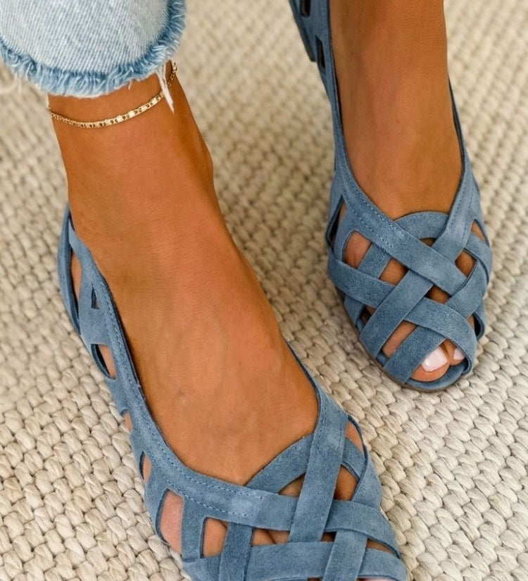 Charlotte - Vibrant Woven Summer Sandals