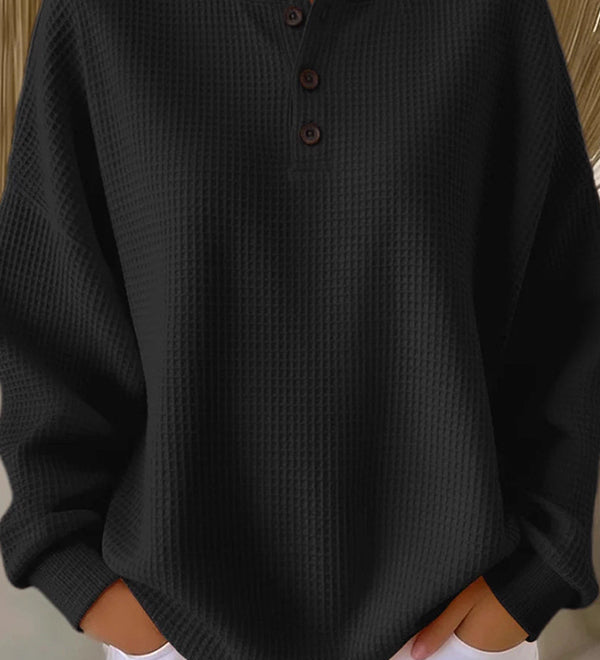 Nicola - Relaxed Button-Up Jumper