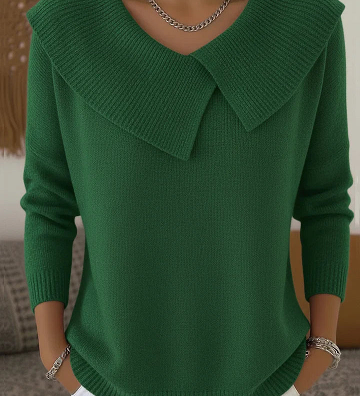 Julie - Jumper with Statement Collar