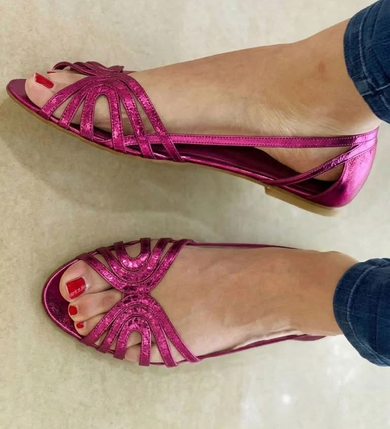 Victoria - Summer Shine Gold Sandals