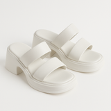 Women's High Heels — Calf Leather Sandals