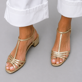 Charlotte - Golden Sandals for a Touch of Daily Elegance