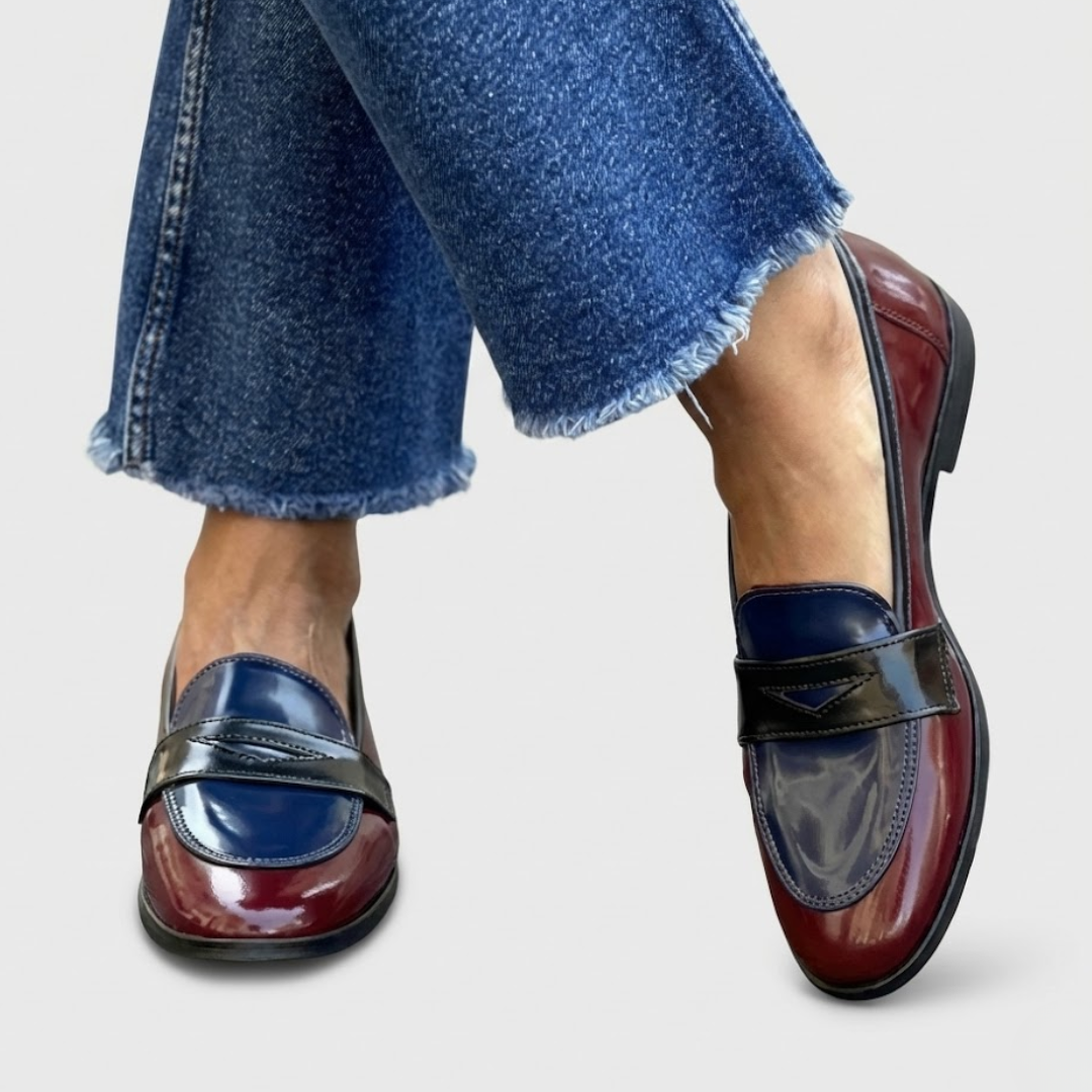 Natasha - Contrast Slip-Ons