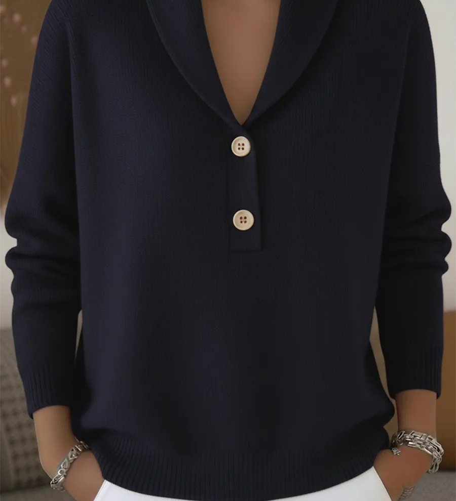 Natalie - Shawl-Collar Jumper