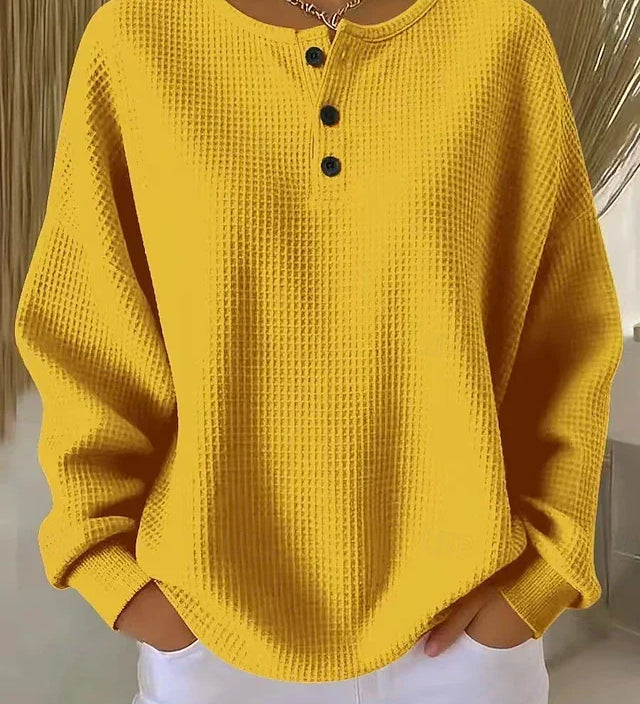 Nicola - Relaxed Button-Up Jumper