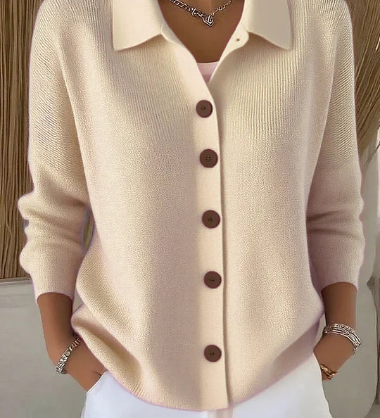 Victoria - Cardigan with Collar