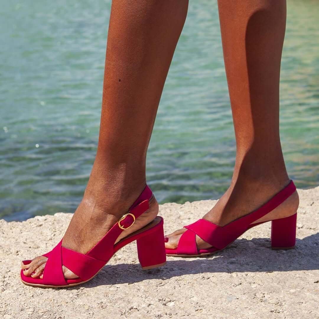 Eleanor - Summer Sandals in Blue
