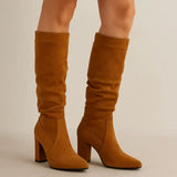 Women's Suede Boots — LANORA