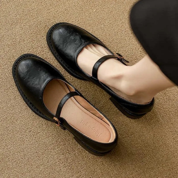 Victoria - Low Heel Comfort Mary Janes