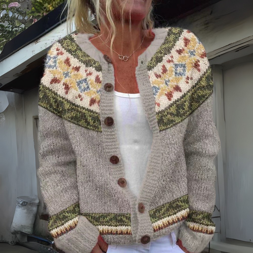 Sienna - Fair Isle Cardigan