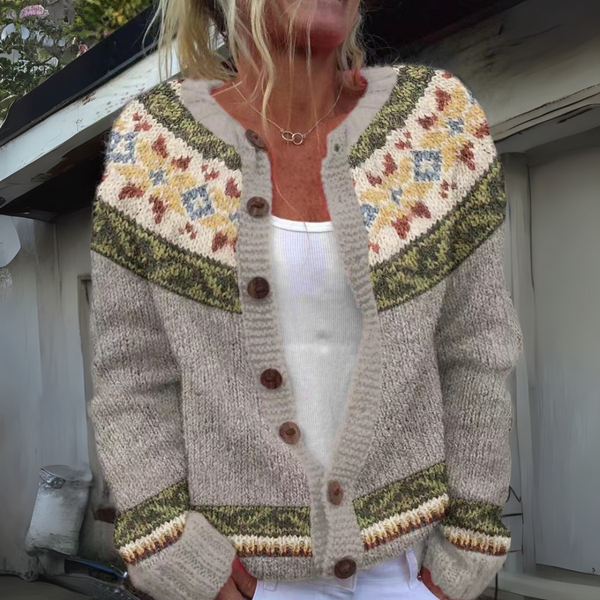 Sienna - Fair Isle Cardigan