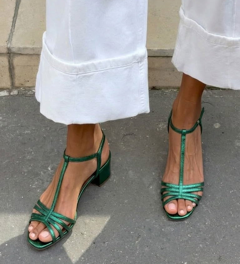 Charlotte - Golden Sandals for a Touch of Daily Elegance