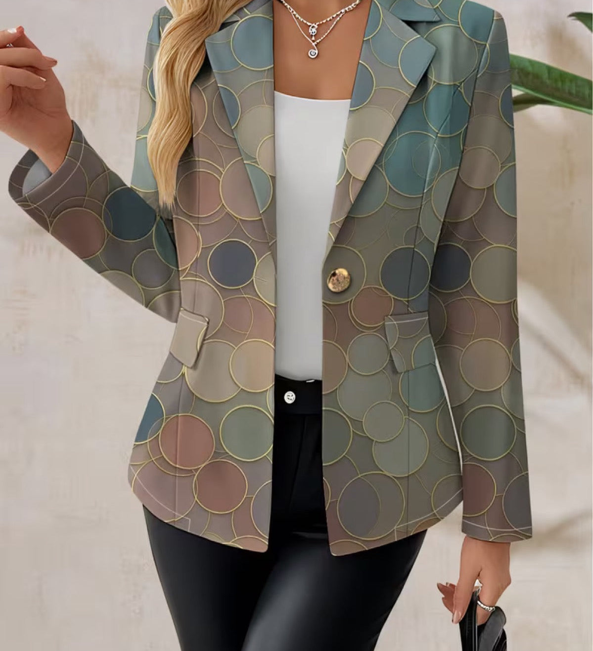 Louise - Dot Mosaic Blazer