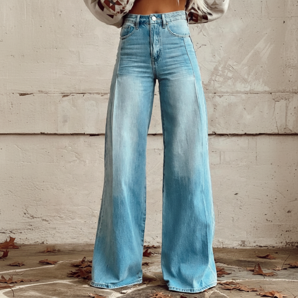 Amy - Wide-Leg Boho Trousers in a Vintage Style