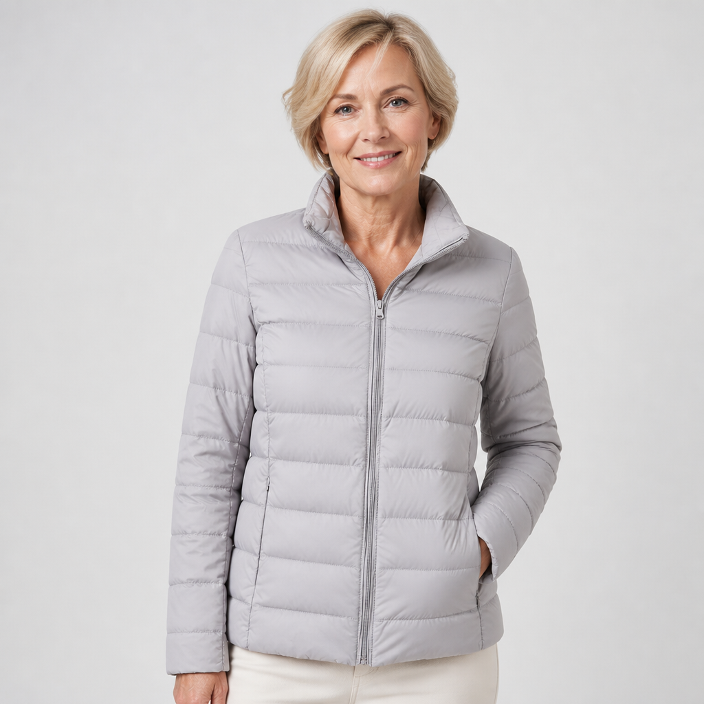 Leanne - Grey Puffer Jacket