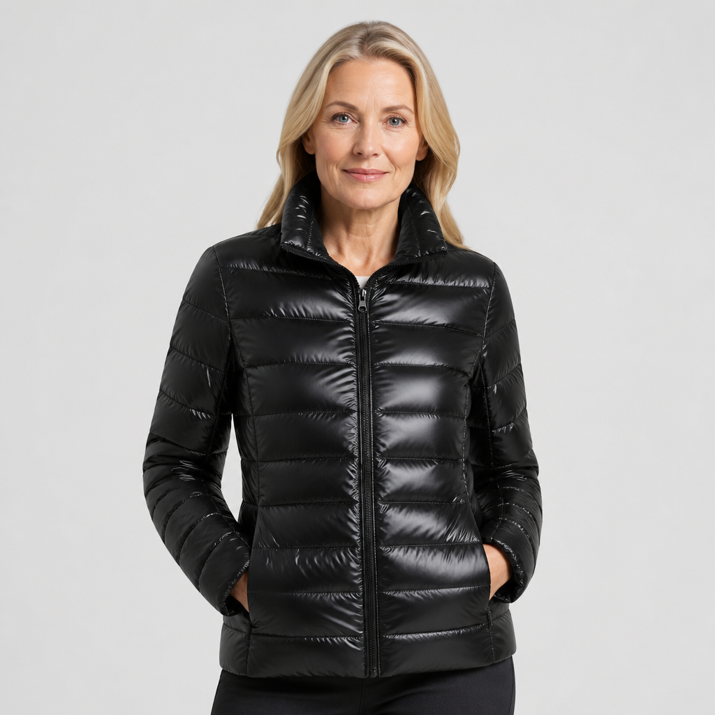 Megan - Black Puffer Jacket
