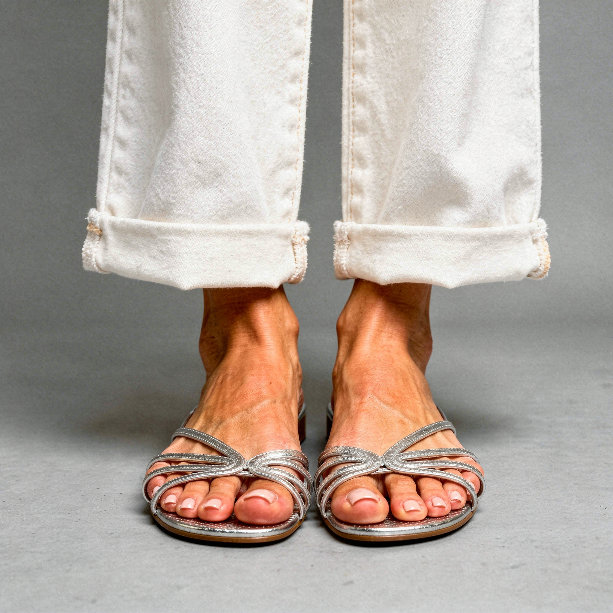 Charlotte - Elegant Gold Sandals for Summer